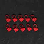 Addi Love 10 lu Kalp İlmek İşaretleyici - 407-7