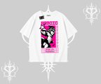 Oversize Tshirt Heroic Anime Girl Japon Stil Grafik Baskılı