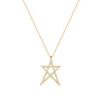 EMILIANO JEWELLERY SİLVER 925 AYAR ZİRKON TAŞLI YILDIZ KOLYE