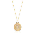 EMILIANO JEWELLERY 925 AYAR GÜMÜŞ KUTUP YILDIZI KOLYE