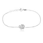 EMILIANO JEWELLERY 925 AYAR ZİRKON TAŞLI YUVARLAK  BİLEKLİK