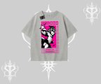 Oversize Tshirt Heroic Anime Girl Japon Stil Grafik Baskılı