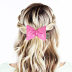 Woodycord Parlak Pembe Fiyonk Otomatik Toka 