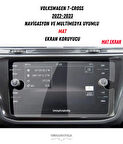 Volkswagen T-Cross 2022-2023 Navigasyon ve Multimedya Uyumlu Mat Ekran Koruyucu