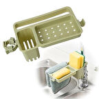 Musluğa Takılan Süngerlik ve Havlu Askısı Banyo Mutfak Lavabo Düzenleyici