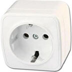 Merve Sıva Üstü Topraklı Priz (20 Adet)