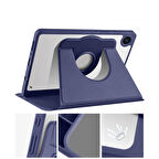 Galaxy Tab A9 Kılıf Termik Kalem Bölmeli Dönebilen Standlı Kılıf