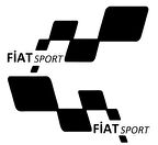 fiat 2 sport Etiket Yapıştırma 30cmx11cm MMD208