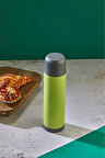 Sızdırmaz Çift Kat Paslanmaz Çelik Termos – Yeşil | Çay Kahve İçin | Kamp, Piknik, Ofis, Outdoor