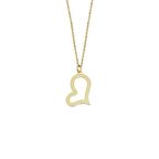 14 Ayar Altın Taşsız Kalp Kolye