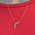 14k Sarı Altın Yaprak Kolye