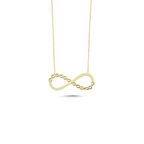 14 Ayar Altın Figürlü Sonsuzluk Kolye