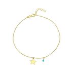 14 Ayar Altın Yıldız Kolye