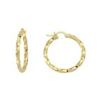 14 Ayar Altın Burma Halka Küpe