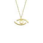 14 Ayar Altın Göz Figürlü Kolye