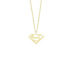 14k Altın Superman Kolye
