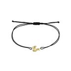 14 Ayar Altın Sevimli Sincap İpli Bileklik