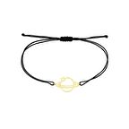 14 Ayar Altın Gezegen İpli Bileklik