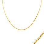 22k Altın Balık Sırtı Zincir Kolye