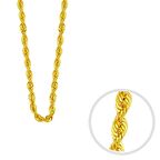 14 Ayar Sarı Altın Burgu Kolye 55cm