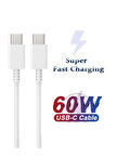 iPhone 15 15 Pro Max Uyumlu 60W Şarj Data Kablosu