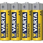 Varta  Aa Çinko Karbon Super Life  (4'lü Paket)