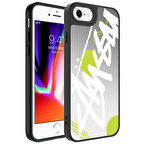 iPhone 7 Kılıf Aynalı Desenli Kamera Korumalı Parlak  Mirror Kapak