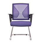 Sante Mor Fileli Misafir Koltuğu Krom U Ayak