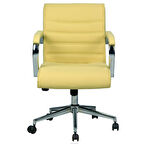 Anfibi Yellow Kumaş Ofis Çalışma Koltuğu