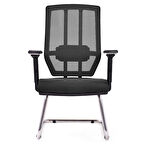 Sera Siyah Fileli Misafir Koltuğu