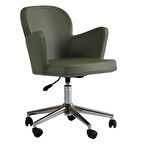 İğde Füme Deri Çalışma Koltuğu