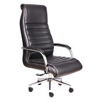 Clash Siyah Deri Yönetici Koltuğu