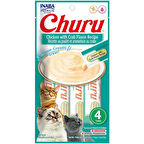 Inaba Ciao Churu Tavuk ve Yengeçli Kedi Atıştırmalıkları 4x14gr