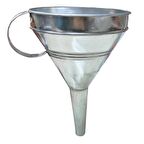 Bilgehan Galvaniz 25 Cm Metal Huni Galvaniz Yağ Hunisi Mazot Hunisi