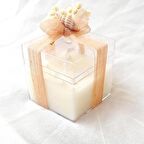 Hediyelik İnci Detaylı Mum Nikah, Nişan, Söz( Paket 24 Adet)