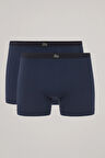 Erkek Lacivert Modal Likralı 2'li Boxer