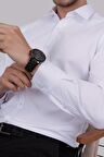 Beyaz Sedef Düğmeli Slimfit Erkek Gömlek
