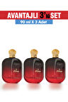 3'Lü Set Alberto Taccini  Poine Kadın Parfümü - 90 ml