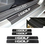 v w Golf Karbon Kapı Eşiği Kaplama Sticker (4 Adet) zz248