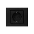 Grano Siyah Topraklı Priz