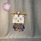 Uretti - ASLI 5776 3834 El Yapımı Otantik Nazar Boncuklu Duvar Süsü - Kanaviçe - Fil