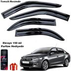 Citroen Elysee Mügen Cam Rüzgarlığı 2012 - 2019 Arası 4 Lü Takım Koku Hediyeli