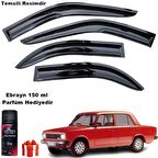 Fiat Serçe Mügen Cam Rüzgarlığı Tüm Kasalara Uyumlu 4 Lü Takım Koku Hediyeli