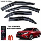 Honda City Mügen Cam Rüzgarlığı 2021 Sonrası Kasalar 4 Lü Takım Koku Hediyeli