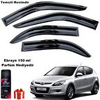 Hyundai I30 Mügen Cam Rüzgarlığı 2007-2012 Arası 4 Lü Takım Koku Hediyeli