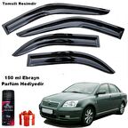 Toyota Avensis Mügen Cam Rüzgarlığı 2003 - 2009 Arası 4 Lü Takım Koku Hediyeli