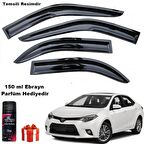 Toyota Corolla Mügen Cam Rüzgarlığı 2013 - 2018 Arası 4 Lü Takım Koku Hediyeli