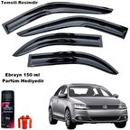 Vw Jetta Mügen Cam Rüzgarlığı 2011-2020 Arası 4 Lü Takım Koku Hediyeli