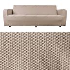 Bal Peteği Kumaş Likralı Esnek Yikanabilir Lastikli Koltuk Örtüsü 3*kişilik