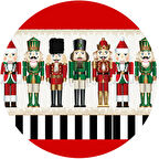 Nutcracker - Kurşun Asker Kırmızı 2'li Kumaş Supla